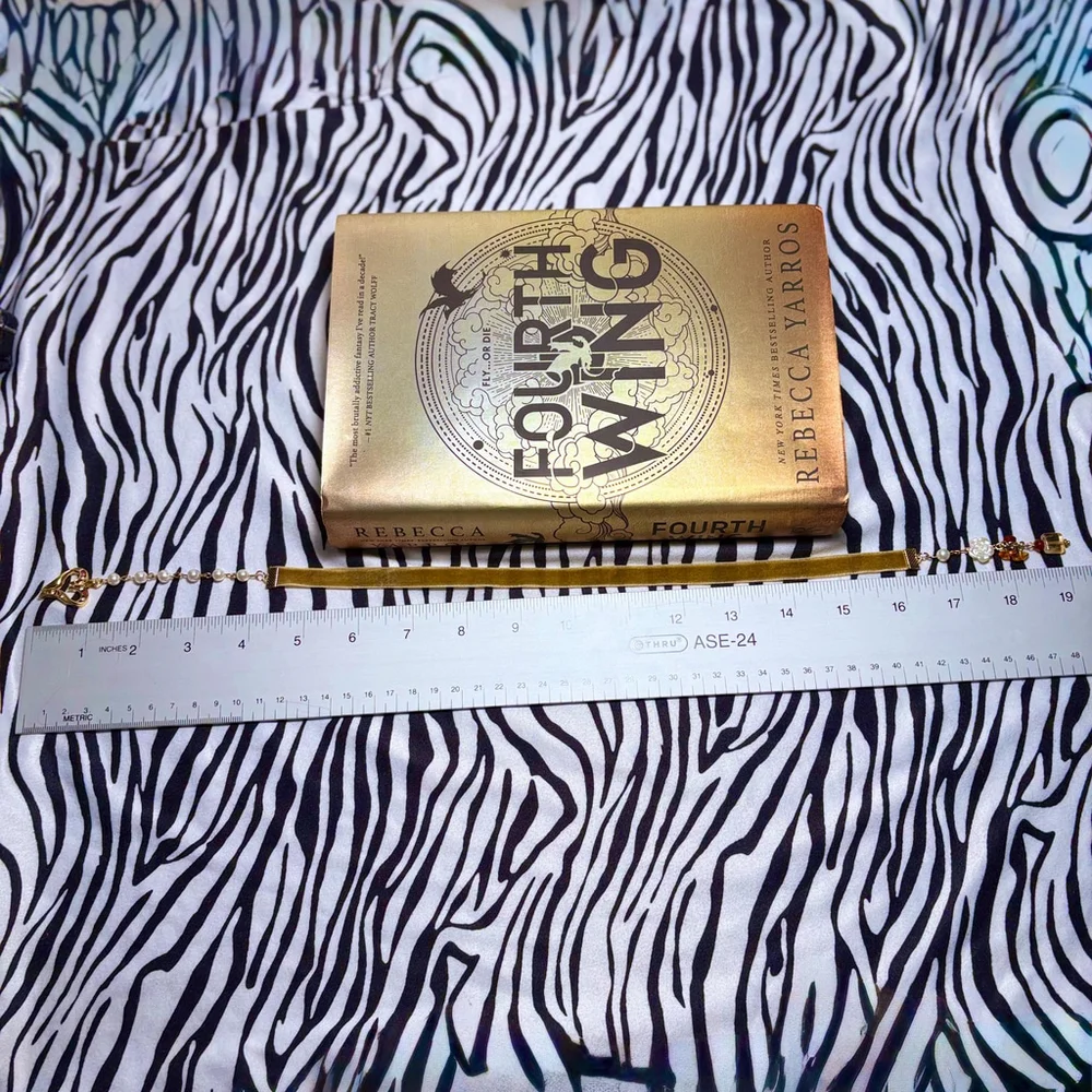 Handmade Velvet Ribbon Beaded Bookmark with Genuine Stones